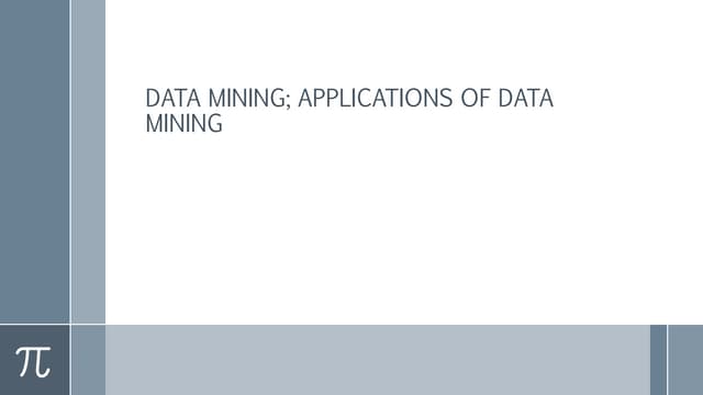 Data mining