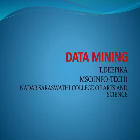 Data mining