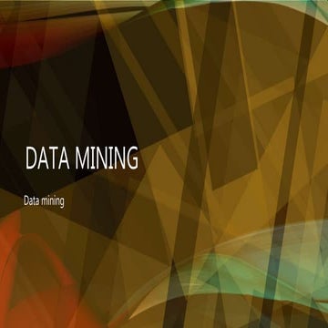 Data Mining
