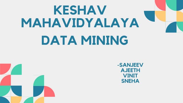 Data Mining Email SPam Detection PPT WITH Algorithms