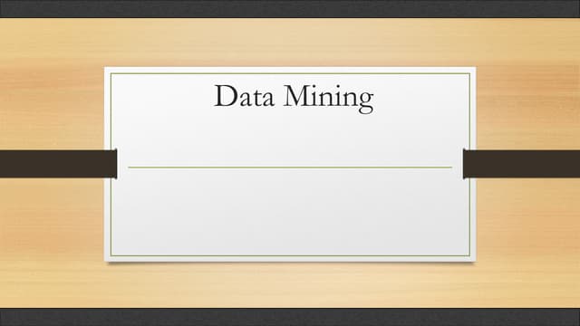 Data science: DATA MINING AND DATA WHEREHOUSE.ppt
