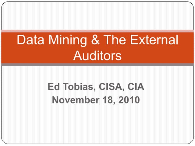 Data Mining 11-18-10