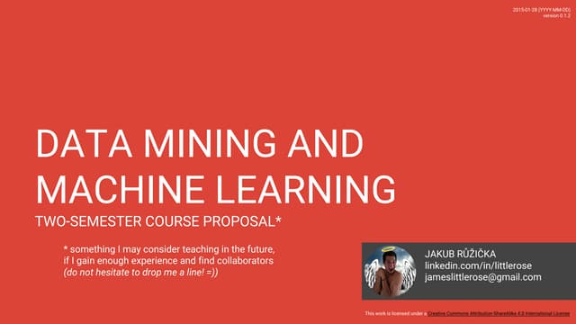 Data Mining and Machine Learning