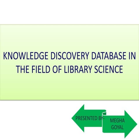 Data mining in the field of library