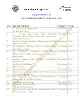 IEEE 2014 - 2015 DATA MINING PROJEC...