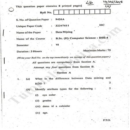 Java question paper 2018 tutorialsduniya.com