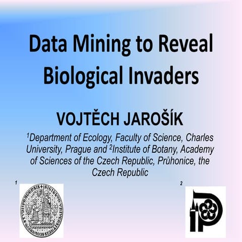 Data mining to reveal biological invaders