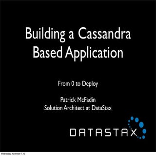 Cassandra data modeling talk
