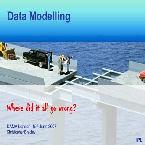 Data modelling where did it all go wrong?