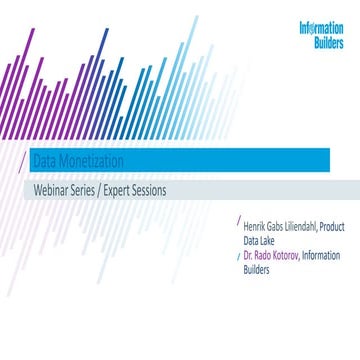 Data Monetization Expert Session Webinar