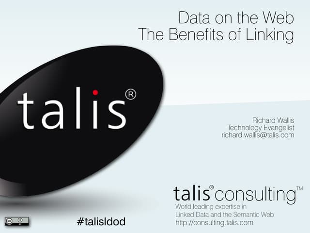 Data on the web the benefits of linking