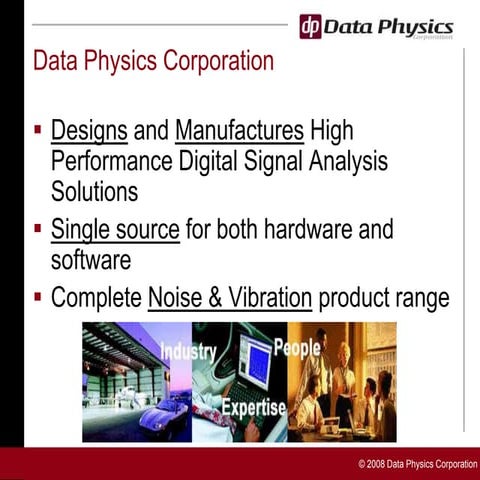 Data Physics Product Presentation