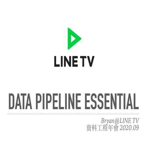 Data pipeline 101 | PDF