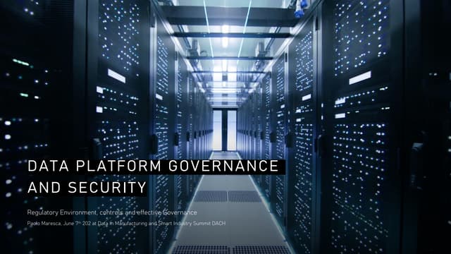 Data Platform Governance And Security Pdf Data Platform Governance And Security Pdf