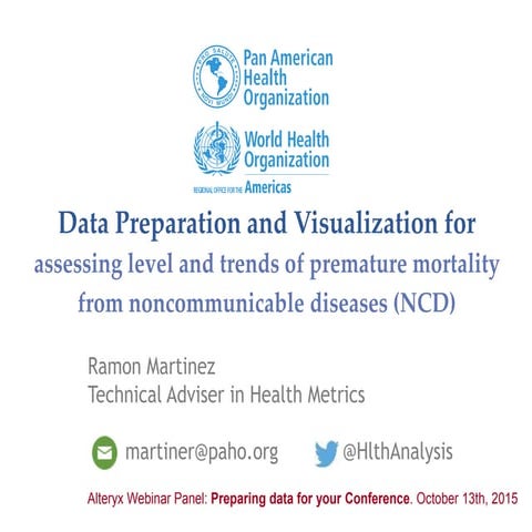 Data Preparation and Visualization for Monitoring NCDs Mortality