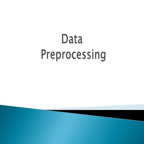 Datapreprocessing