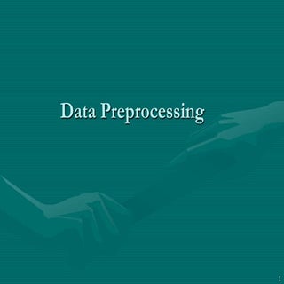 Data pre processing