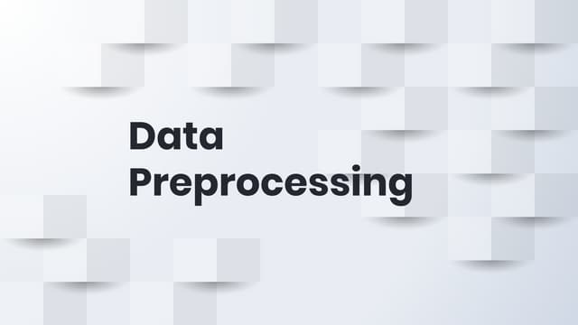 Data Preprocessing || Data Mining