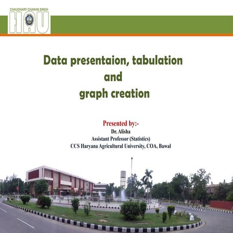 data presentation in computer integrated course | PPTX