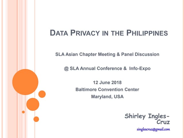 Data Privacy Act in the Philippines