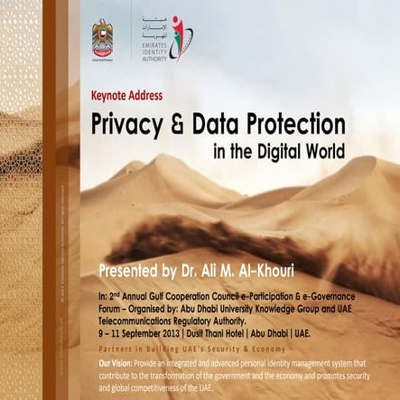 Privacy & Data Protection in the Digital World