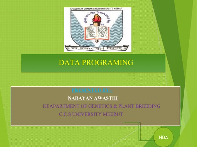 Data programing