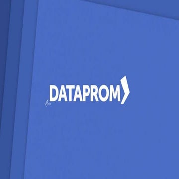 DataProm presentation in Chinese. Sell more with us!