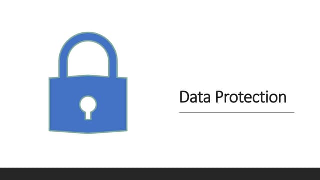 Data protection