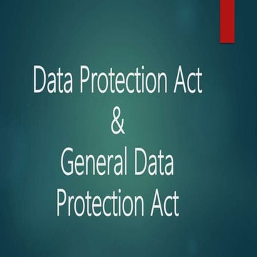 DPA and GDPR