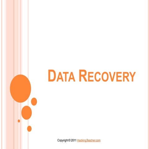 Data recovery