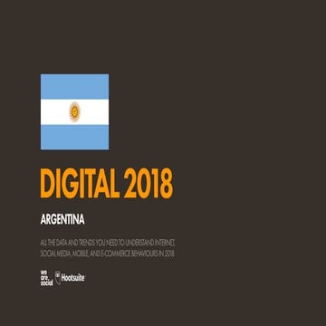 Digital 2018 Argentina (January 2018)