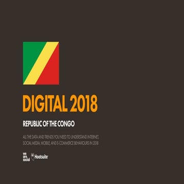 Digital 2018 Democratic Republic Of The Congo (January 2018) | PDF