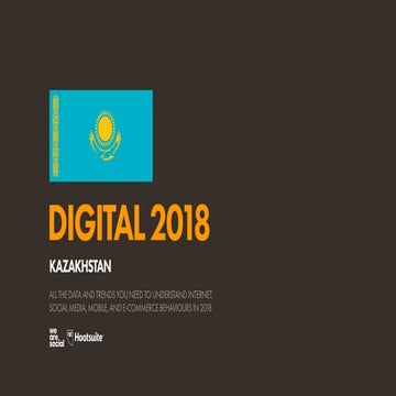 Digital 2018 Kazakhstan (January 2018)