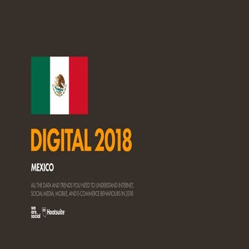 Digital 2018 Mexico (January 2018)