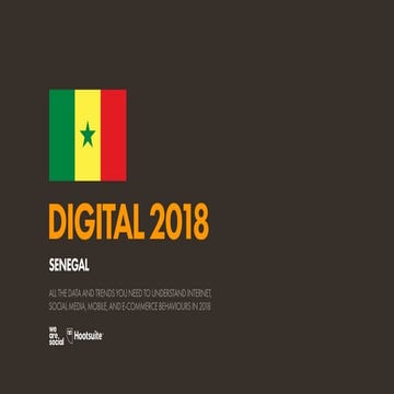 Digital 2018 Senegal (January 2018)