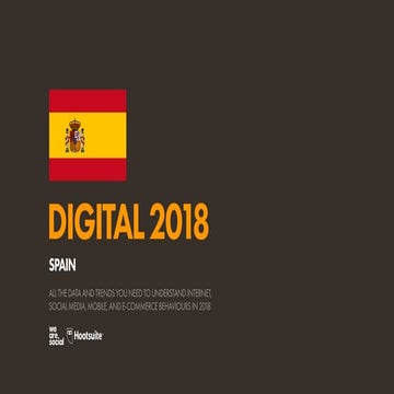 Digital 2018 Spain (January 2018)