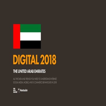 Digital 2018 United Arab Emirates (January 2018)