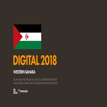 Digital 2018 Western Sahara (January 2018)