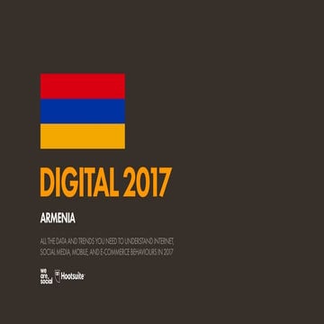 Digital 2017 Armenia (January 2017)