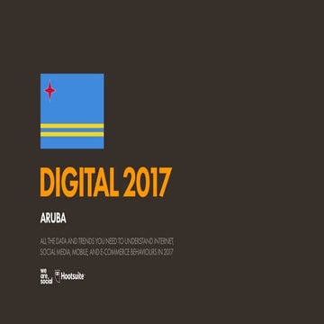 Digital 2017 Aruba (January 2017)