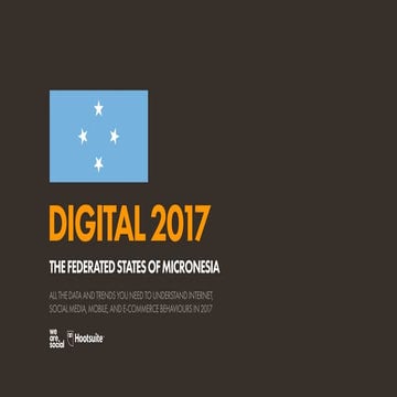Digital 2017 Federated States of Micronesia (January 2017) | PPT