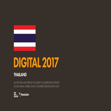 Digital 2017 Thailand (January 2017)