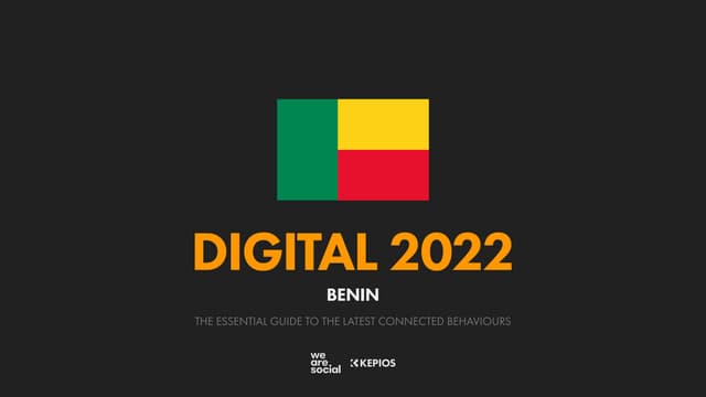 Digital 2022 Benin (February 2022) v01 | PPT