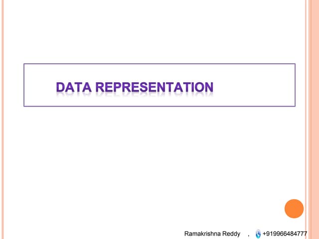 Data representation