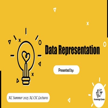 Data Representation from knowledge center