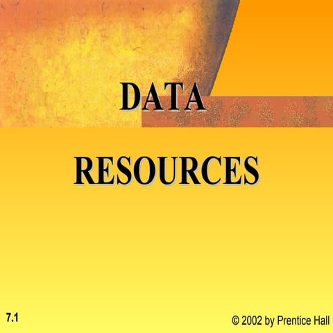 Data resources