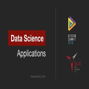 Data Science Applications