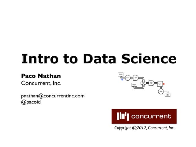 Intro to Data Science for Enterprise Big Data