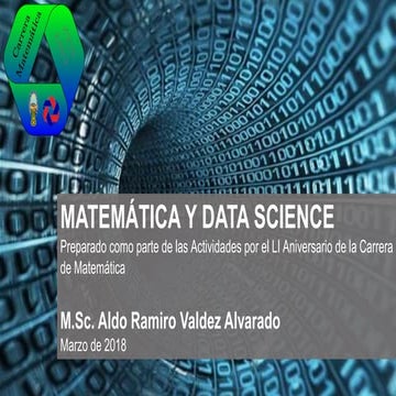 Matemática y Data Science
