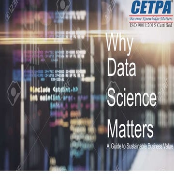Why Data science Matters?